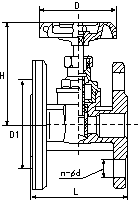 Dimensions of flange gate valve list below