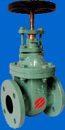 Photogragh of cast iron gate valve