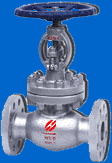 photogragh of stainless steel flange globe valve
